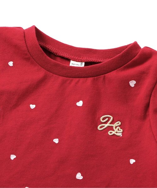 apres les cours（アプレレクール）の「裾スカラップTシャツ（Tシャツ/カットソー・キッズ・ブラック/その他2/アイボリー/レッド・100/90/80/120/130/110/140）」の7枚目の写真