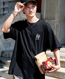 オーバーサイズワンポイント刺繍半袖Tシャツ