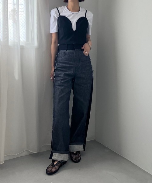 LE CIEL BLEU（ルシェルブルー）の「クリアツイルビスチェ / Clear