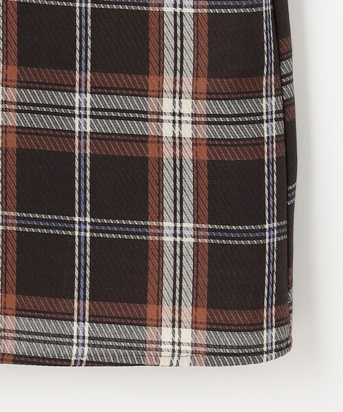 組曲（クミキョク）の「シアーツイルチェック フリルブラウス（シャツ/ブラウス・レディース・ネイビー系3/ブラウン系3・2/3）」の15枚目の写真