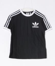 adidas アディダス W 3 STRIPE TEE(PINST) ショートスリーブ IX5505 BLACK