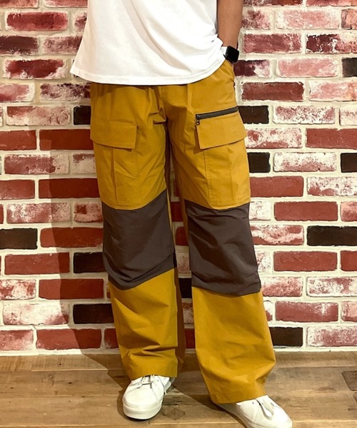 RODEO CROWNS WIDE BOWL（ロデオクラウンズワイドボウル）の「utility ワイドパンツ（カーゴパンツ・メンズ・カーキ/ブラック/マスタード・MEDIUM/LARGE）」の3枚目の写真