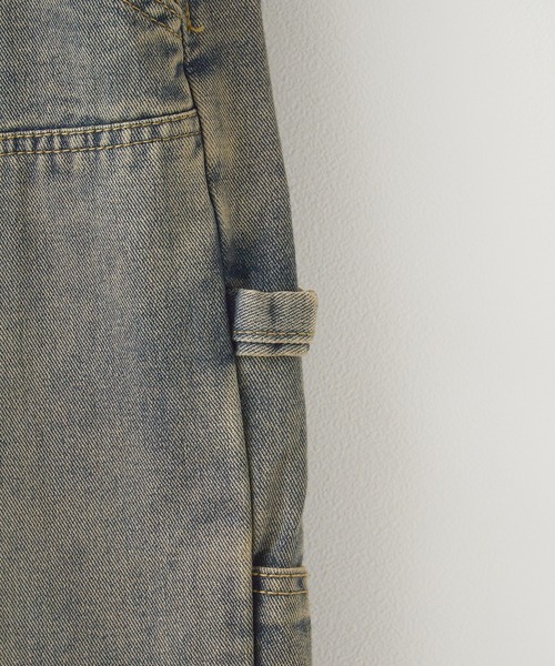 ALL RUNS（オールランズ）の「ヴィンテージ 加工 ペインターデニムパンツ ダブルニー 2026年春夏（デニムパンツ・メンズ・インディゴブルー・M/L/XL/S）」の3枚目の写真