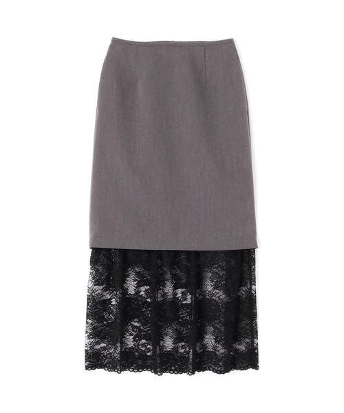 N.(N. Natural Beauty Basic)(エヌエヌナチュラルビューティーベーシック)の「◆レースレイヤードスカート(スカート・レディース・グレー・SMALL/MEDIUM)」の17枚目の写真