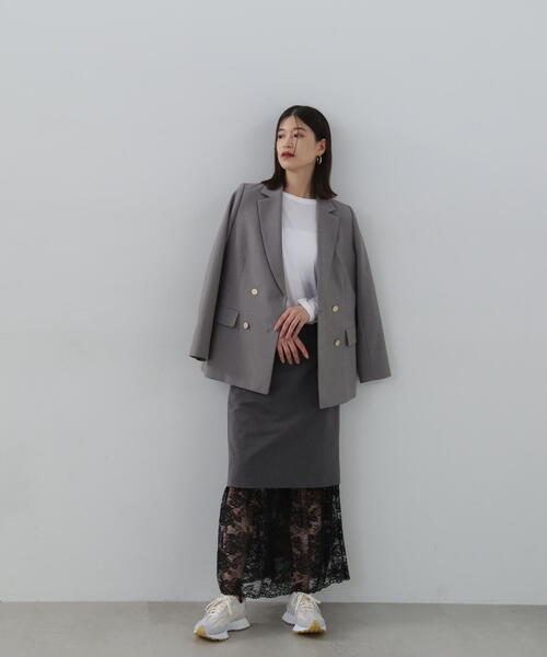 N.(N. Natural Beauty Basic)(エヌエヌナチュラルビューティーベーシック)の「◆レースレイヤードスカート(スカート・レディース・グレー・SMALL/MEDIUM)」の22枚目の写真