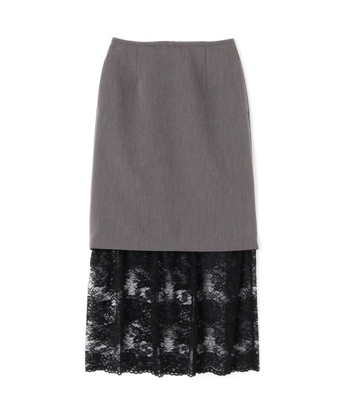 N.(N. Natural Beauty Basic)(エヌエヌナチュラルビューティーベーシック)の「◆レースレイヤードスカート(スカート・レディース・グレー・SMALL/MEDIUM)」の13枚目の写真