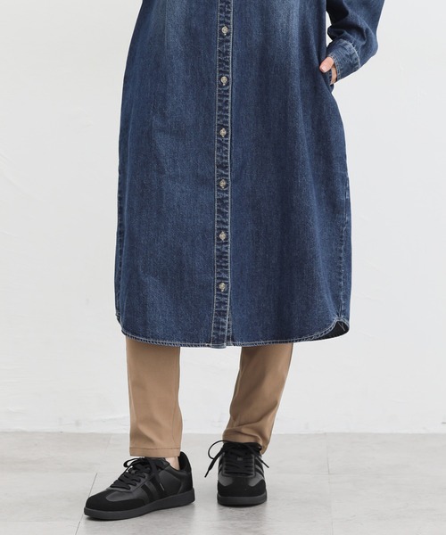 Honeys(ハニーズ)の「【抗菌防臭】ストレッチパギンス(股下68cm)(その他パンツ・レディース・モカ/ネイビー/ブラック/ベージュ・LL/L/M/S)」の2枚目の写真