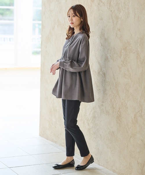 Honeys(ハニーズ)の「【抗菌防臭】ストレッチパギンス(股下68cm)(その他パンツ・レディース・モカ/ネイビー/ブラック/ベージュ・LL/L/M/S)」の6枚目の写真