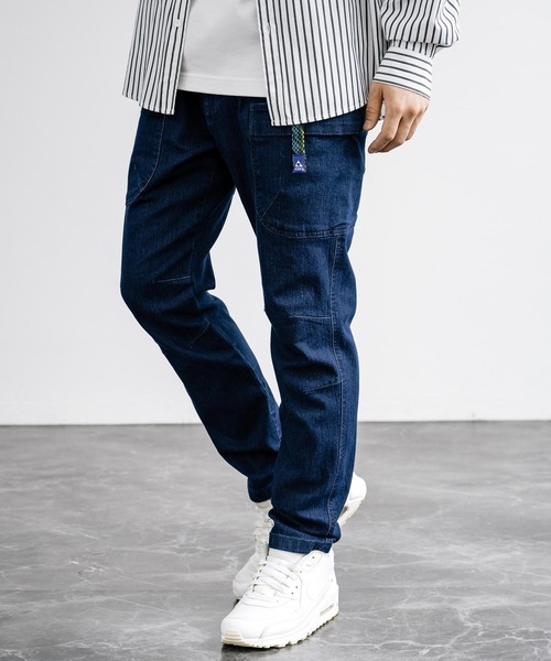 GERRY(ジェリー)の「GERRY ジェリー ストレッチデニム&チノキャンプクライミングパンツ(デニムパンツ・メンズ・サックスブルー/ネイビー/カーキ/ブラック/ブルー/ベージュ・S/L/M/LL)」の10枚目の写真