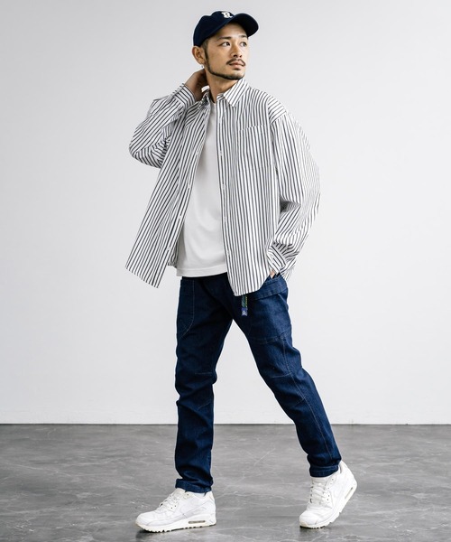 GERRY(ジェリー)の「GERRY ジェリー ストレッチデニム&チノキャンプクライミングパンツ(デニムパンツ・メンズ・サックスブルー/ネイビー/カーキ/ブラック/ブルー/ベージュ・S/L/M/LL)」の8枚目の写真