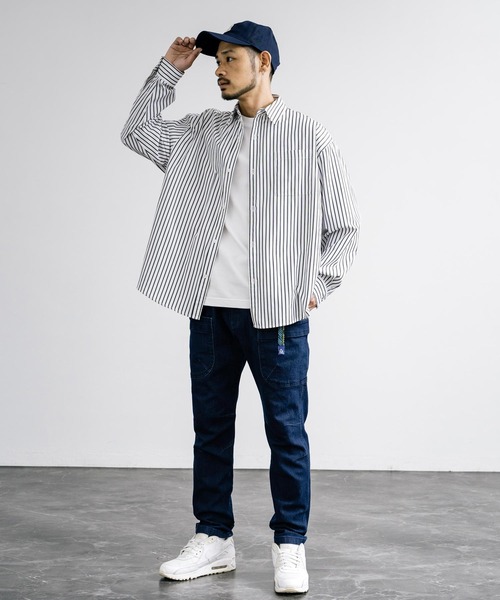 GERRY(ジェリー)の「GERRY ジェリー ストレッチデニム&チノキャンプクライミングパンツ(デニムパンツ・メンズ・サックスブルー/ネイビー/カーキ/ブラック/ブルー/ベージュ・S/L/M/LL)」の7枚目の写真