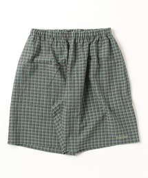 seersucker check shorts