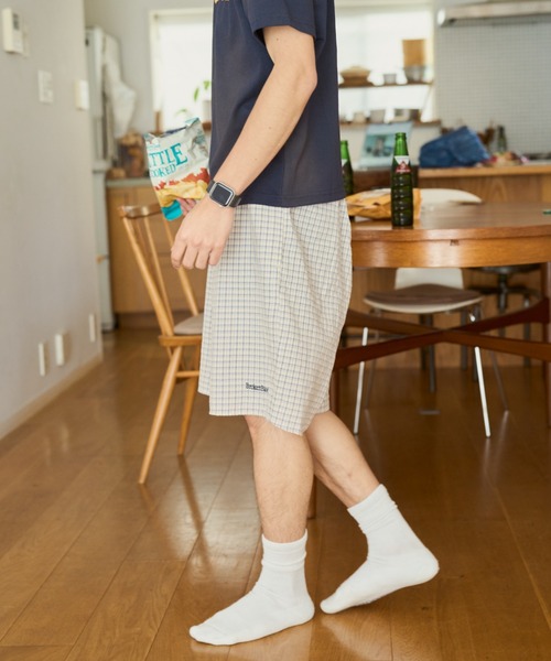 BROKEN BASE(ブロークンベース)の「seersucker check shorts(その他パンツ・メンズ・グリーン/ブラック/カーキ/ダークブラック/ベージュ/ダークカーキ・LARGE/MEDIUM)」の8枚目の写真