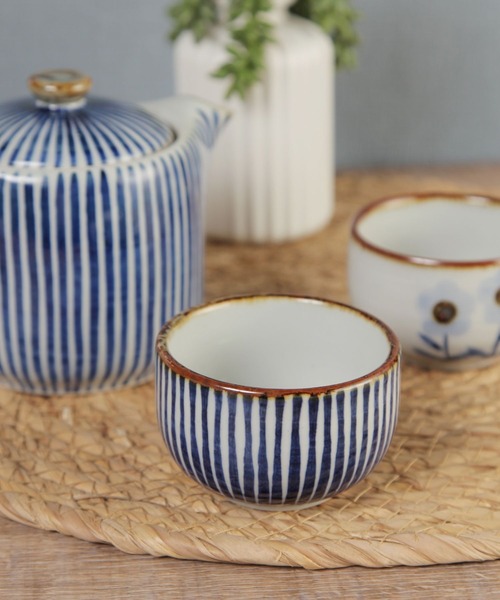 藍窯 錆巻湯呑み（グラス/マグカップ/タンブラー）｜studio CLIP