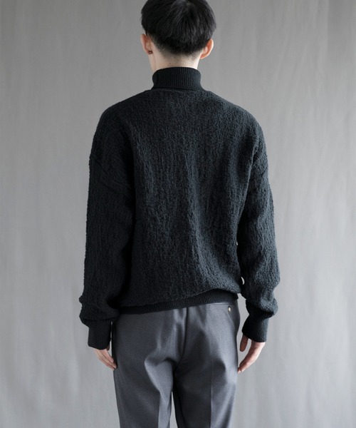 aimoha(アイモハ)の「【aimoha neo】 Soft Textured Turtleneck(ニット/セーター・メンズ・ブラック/ダークグレー/ベージュ/ブルー・MEDIUM/LARGE/X-LARGE/XX-LARGE/XXX-LARGE)」の20枚目の写真