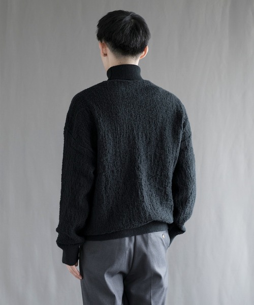 aimoha(アイモハ)の「【aimoha neo】 Soft Textured Turtleneck(ニット/セーター・メンズ・ブラック/ダークグレー/ベージュ/ブルー・MEDIUM/LARGE/X-LARGE/XX-LARGE/XXX-LARGE)」の21枚目の写真
