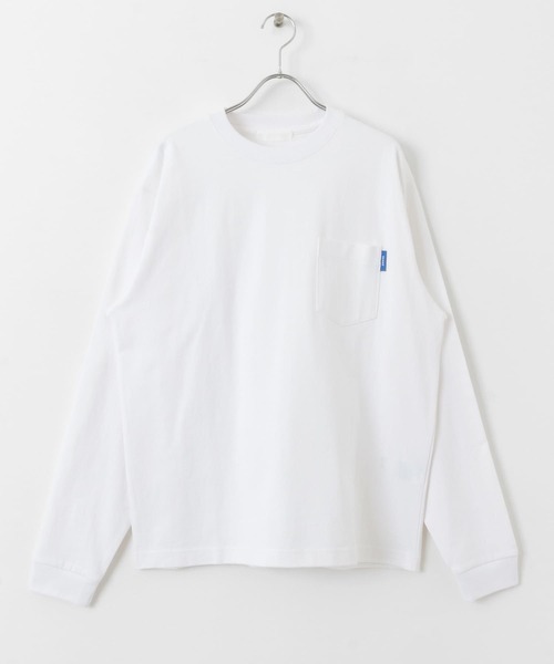 SENSE OF PLACE by URBAN RESEARCH（センスオブプレイスバイアーバンリサーチ）の「コットンクルーネックロングスリーブTシャツ（Tシャツ/カットソー・メンズ・ブラック/ホワイト/ライトグレー・LARGE/MEDIUM）」の14枚目の写真