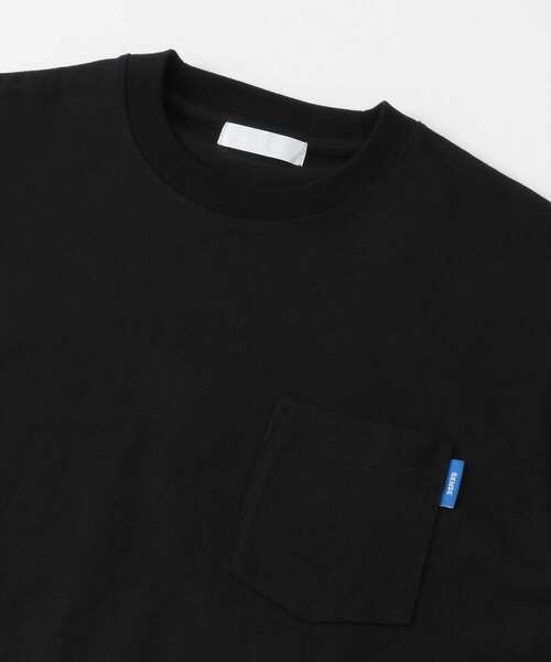 SENSE OF PLACE by URBAN RESEARCH（センスオブプレイスバイアーバンリサーチ）の「コットンクルーネックロングスリーブTシャツ（Tシャツ/カットソー・メンズ・ブラック/ホワイト/ライトグレー・LARGE/MEDIUM）」の8枚目の写真