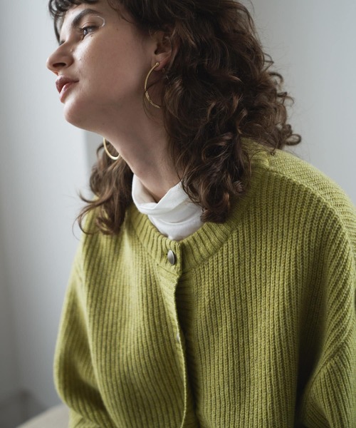 URBAN RESEARCH DOORS（アーバンリサーチドアーズ）の「カシミヤシルク混タートルネックカットソー（Tシャツ/カットソー・レディース・オフホワイト/グレー/ブルー・MEDIUM）」の14枚目の写真