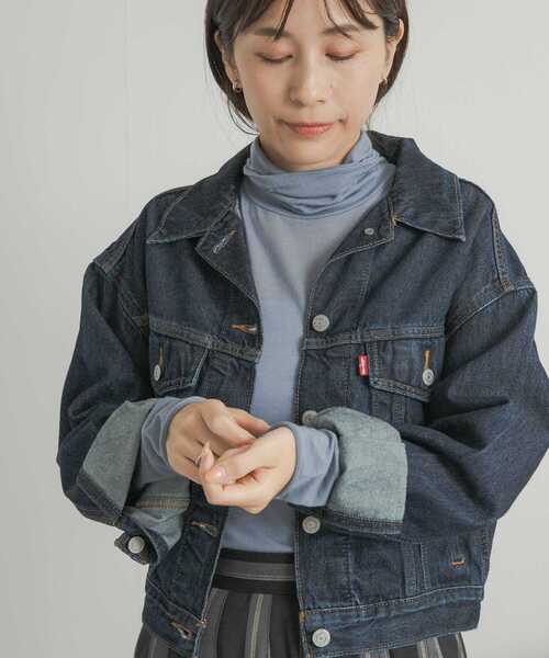 URBAN RESEARCH DOORS（アーバンリサーチドアーズ）の「カシミヤシルク混タートルネックカットソー（Tシャツ/カットソー・レディース・オフホワイト/グレー/ブルー・MEDIUM）」の22枚目の写真