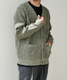 SHIPS any: 〈手洗い可能〉メランジ カラー ミックス リラックス カーディガン◇