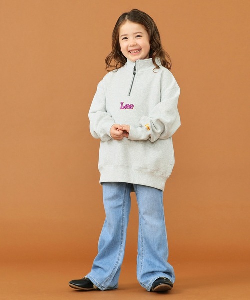 Lee(リー)の「Lee/リー【110-150cm】キッズ フレアーデニムパンツ(デニムパンツ・キッズ・ブルー/ライトインディゴブルー・110/120/130/140/150/160)」の11枚目の写真