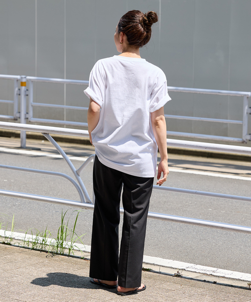 Arnold Palmer（アーノルドパーマー）の「Arnold Palmer/アーノルド パーマー 別注 graphic t（Tシャツ/カットソー・レディース・ブラック/ブルー系その他/ボルドー・LARGE/MEDIUM）」の7枚目の写真