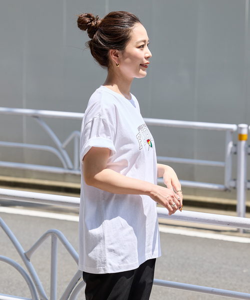 Arnold Palmer（アーノルドパーマー）の「Arnold Palmer/アーノルド パーマー 別注 graphic t（Tシャツ/カットソー・レディース・ブラック/ブルー系その他/ボルドー・LARGE/MEDIUM）」の9枚目の写真