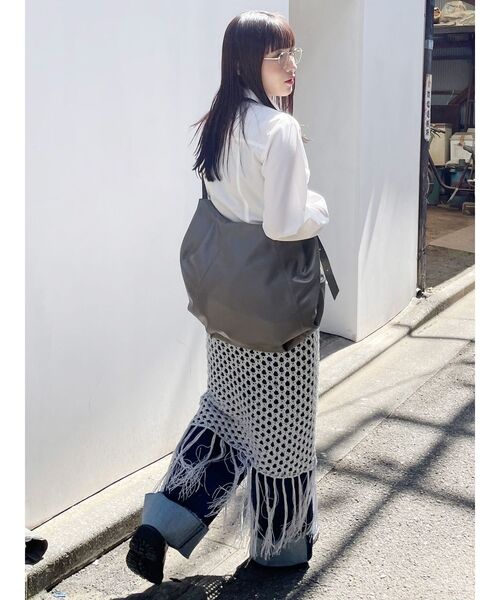 MURUA（ムルーア）の「メタリッククロシェスカート（スカート・レディース・シルバー/グレー・FREE）」の15枚目の写真