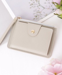 Lace Ladies（レースレディース）の「レザー調 コンパクト スリム スクエア カードケース（カードケース）」