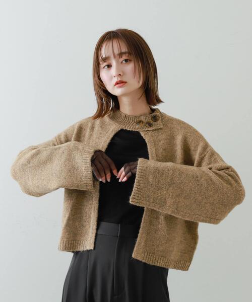 セール】『別注』さらさ×SENSE OF PLACE チョーカーニットカーディガン