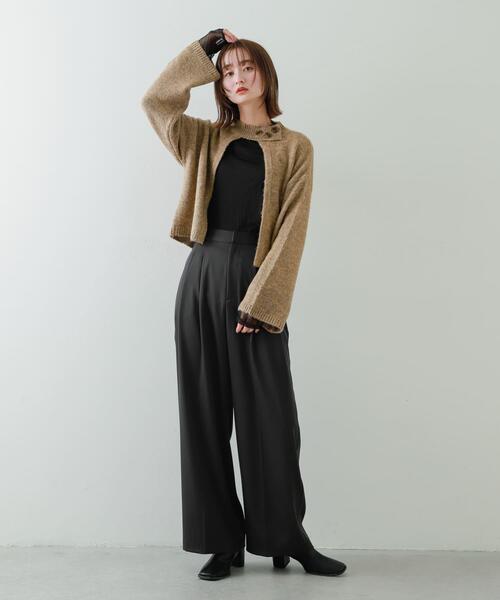 セール】『別注』さらさ×SENSE OF PLACE チョーカーニットカーディガン