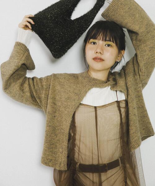 セール】『別注』さらさ×SENSE OF PLACE チョーカーニットカーディガン