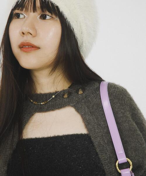 セール】『別注』さらさ×SENSE OF PLACE チョーカーニット