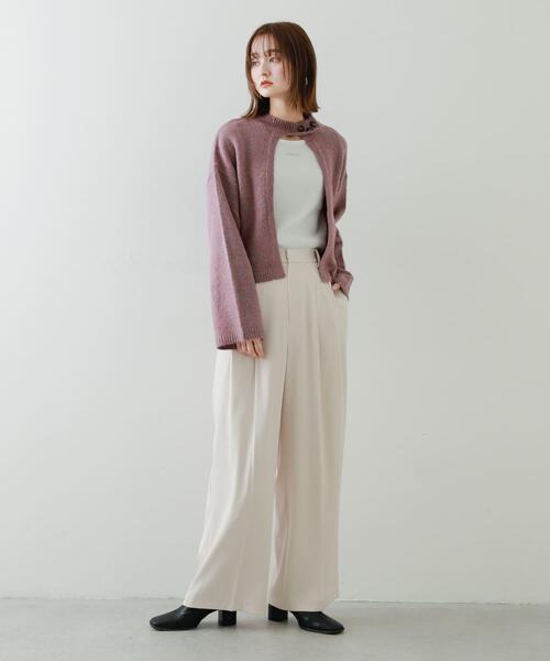 セール】『別注』さらさ×SENSE OF PLACE チョーカーニットカーディガン