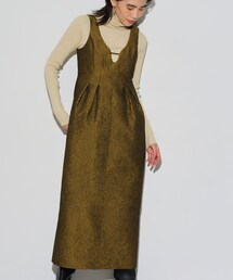 フクレジャカードタックワンピース