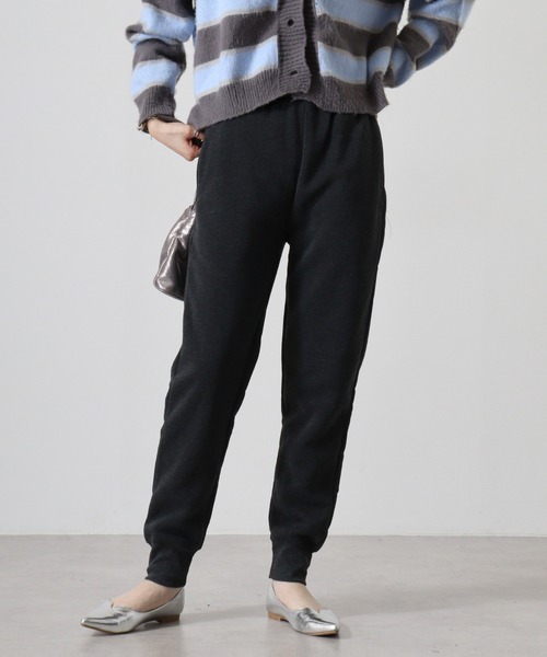 FUNALIVE(ファンアライブ)の「Fleece-lined sweat pants / 裏起毛スウェットパンツ unisex(スウェットパンツ・メンズ・杢グレー/チャコールアッシュ/ベージュ/ネイビー/チャコール/ブラック・M/L/XL)」の3枚目の写真