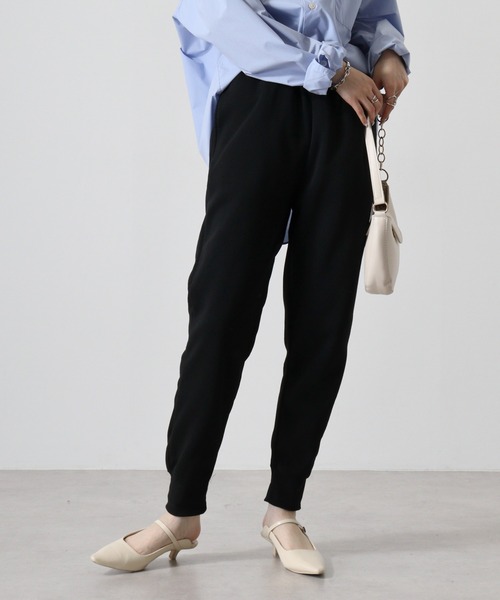 FUNALIVE(ファンアライブ)の「Fleece-lined sweat pants / 裏起毛スウェットパンツ unisex(スウェットパンツ・メンズ・杢グレー/チャコールアッシュ/ベージュ/ネイビー/チャコール/ブラック・M/L/XL)」の2枚目の写真