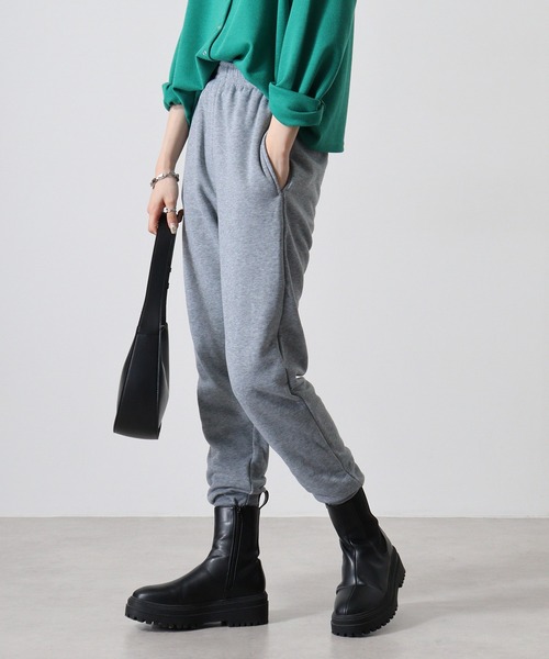 FUNALIVE(ファンアライブ)の「Fleece-lined sweat pants / 裏起毛スウェットパンツ unisex(スウェットパンツ・メンズ・杢グレー/チャコールアッシュ/ベージュ/ネイビー/チャコール/ブラック・M/L/XL)」の18枚目の写真
