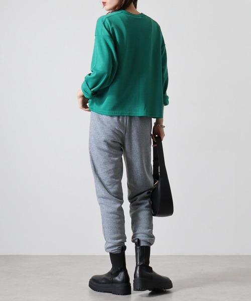 FUNALIVE(ファンアライブ)の「Fleece-lined sweat pants / 裏起毛スウェットパンツ unisex(スウェットパンツ・メンズ・杢グレー/チャコールアッシュ/ベージュ/ネイビー/チャコール/ブラック・M/L/XL)」の21枚目の写真