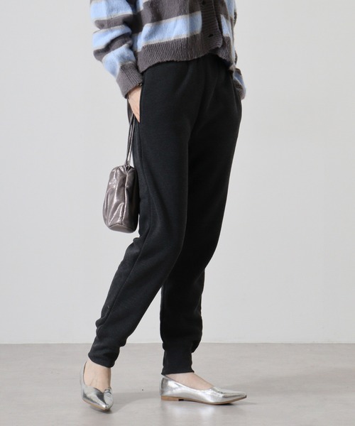 FUNALIVE(ファンアライブ)の「Fleece-lined sweat pants / 裏起毛スウェットパンツ unisex(スウェットパンツ・メンズ・杢グレー/チャコールアッシュ/ベージュ/ネイビー/チャコール/ブラック・M/L/XL)」の13枚目の写真