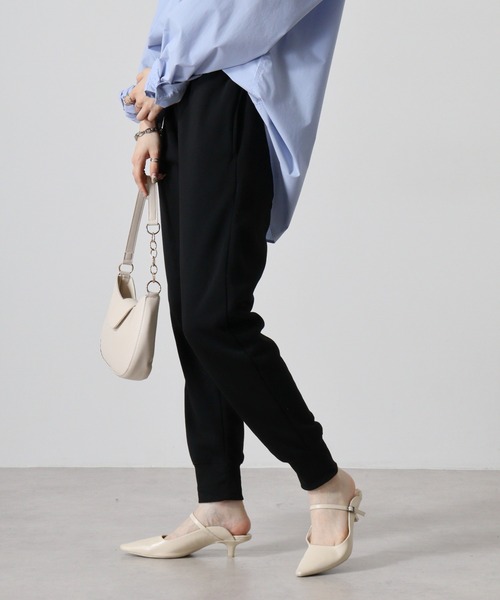 FUNALIVE(ファンアライブ)の「Fleece-lined sweat pants / 裏起毛スウェットパンツ unisex(スウェットパンツ・メンズ・杢グレー/チャコールアッシュ/ベージュ/ネイビー/チャコール/ブラック・M/L/XL)」の9枚目の写真