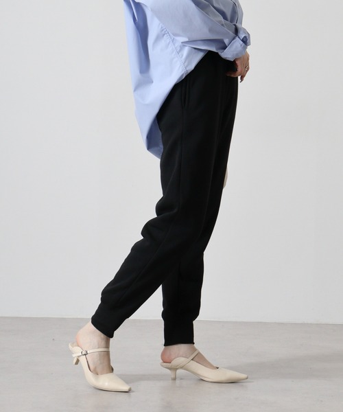 FUNALIVE(ファンアライブ)の「Fleece-lined sweat pants / 裏起毛スウェットパンツ unisex(スウェットパンツ・メンズ・杢グレー/チャコールアッシュ/ベージュ/ネイビー/チャコール/ブラック・M/L/XL)」の8枚目の写真