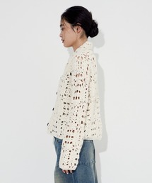 TODAYFUL Crochet Knit Shirts アイボリー TODAYFUL☆Crochet Knit Shirts