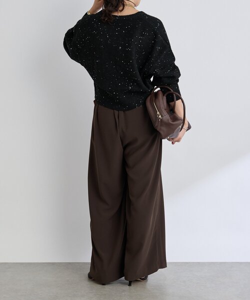 RIVE DROITE（リヴドロワ）の「【カーディガンとしても着れる】ショートZIPニット（ニット/セーター・レディース・アイボリー/グレー/ベージュ/ブラック・FREE）」の8枚目の写真