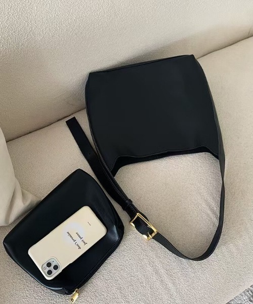 CALIFORNIA OUTFITTERS（カリフォルニア アウトフィッターズ）の「3-9B4 ワンハンドル スクエア ショルダーバッグ A4サイズ 2WAY（ショルダーバッグ・レディース・ブラウン/ブラック・ONESIZE）」の16枚目の写真