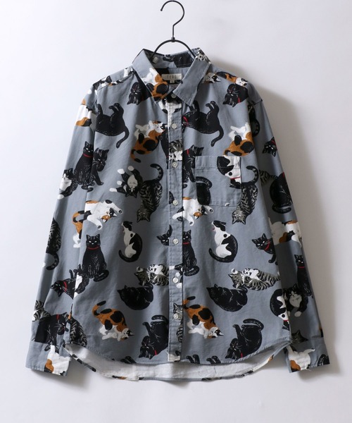 未使用✳︎タグ CAT柄のTシャツ＆ロングパンツセット 未使用✳︎タグ CAT柄のTシャツ＆ロングパンツセット