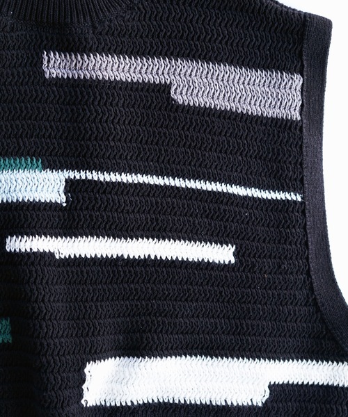 sneeuw（スニュウ）の「コンポジションカーディガン（カーディガン/ボレロ・レディース・アイボリー/ブラック・ONESIZE）」の14枚目の写真