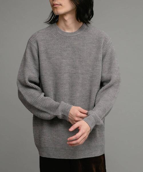 【セール】ウォッシャブルウール混ニットプルオーバー（ニット/セーター）｜URBAN RESEARCH Sonny Label（アーバンリサーチサニーレーベル） wif.tv