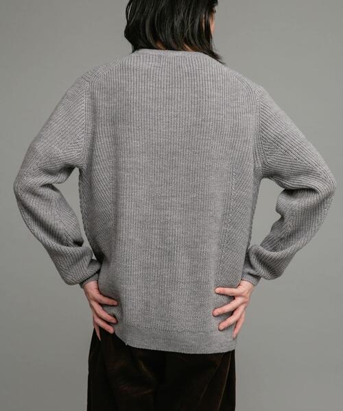 【セール】ウォッシャブルウール混ニットプルオーバー（ニット/セーター）｜URBAN RESEARCH Sonny Label（アーバンリサーチサニーレーベル） wif.tv